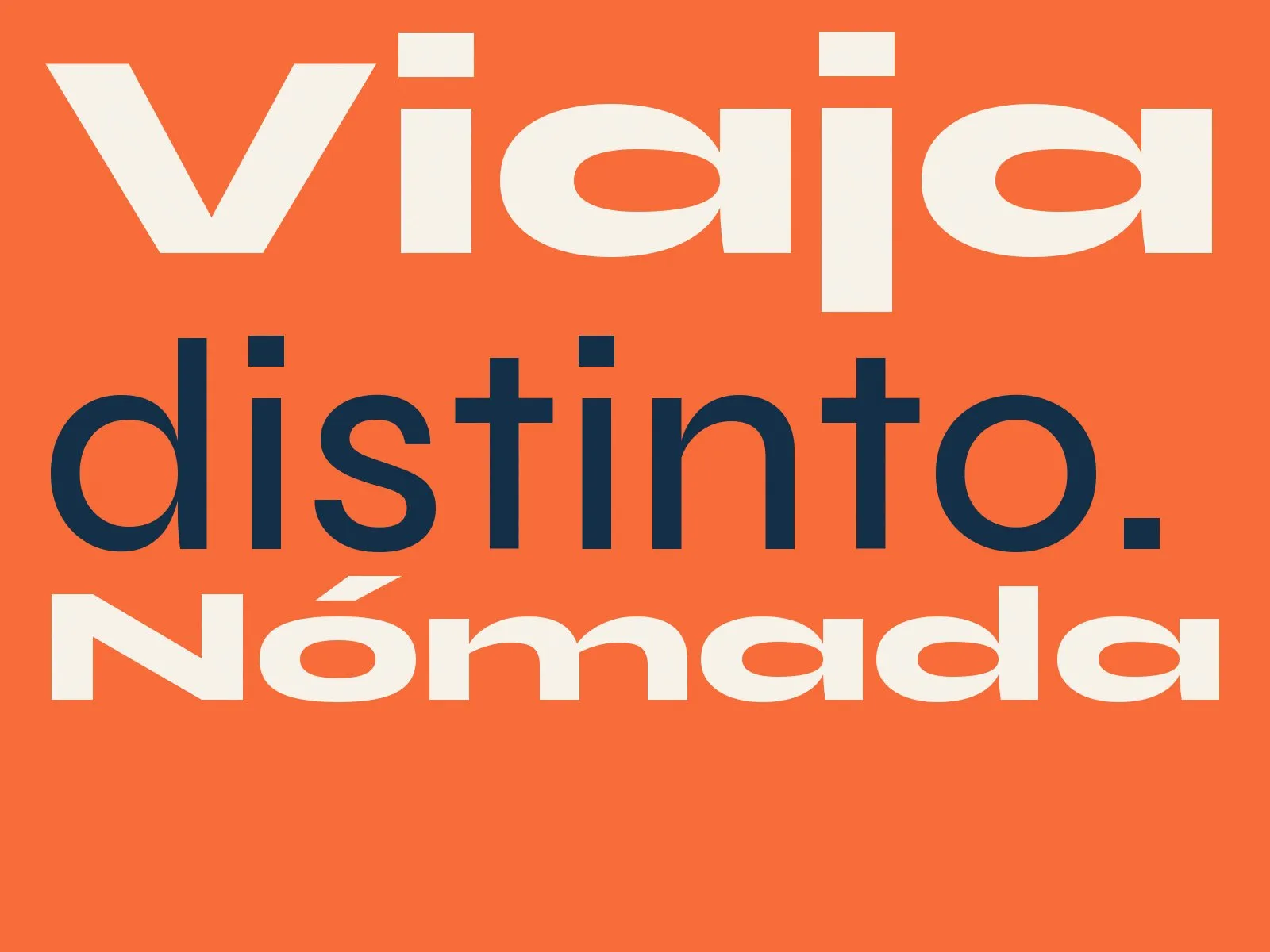 Nómada: Viaja distinto